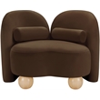 Meridian Furniture Daphne Brown Velvet Chair
