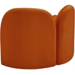 Meridian Furniture Daphne Cognac Velvet Chair