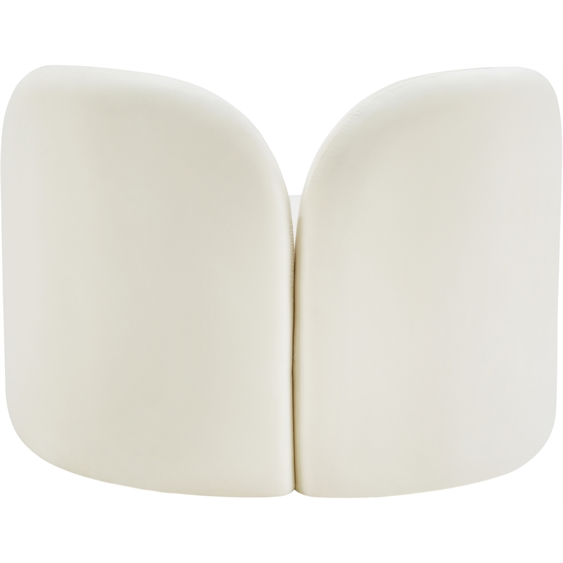 Meridian Furniture Daphne Cream Velvet Chair