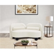 Meridian Furniture Daphne Cream Velvet Loveseat