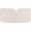 Meridian Furniture Daphne Cream Velvet Loveseat