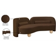 Meridian Furniture Daphne Brown Velvet Sofa