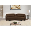 Meridian Furniture Daphne Brown Velvet Sofa