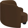 Meridian Furniture Daphne Brown Velvet Sofa