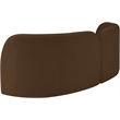 Meridian Furniture Daphne Brown Velvet Sofa