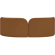 Meridian Furniture Daphne Saddle Velvet Sofa