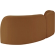Meridian Furniture Daphne Saddle Velvet Sofa