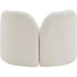 Meridian Furniture Daphne Cream Boucle Fabric Chair