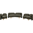Meridian Furniture Daphne Olive Boucle Fabric Chair