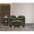 Meridian Furniture Daphne Olive Boucle Fabric Chair