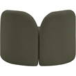 Meridian Furniture Daphne Olive Boucle Fabric Chair