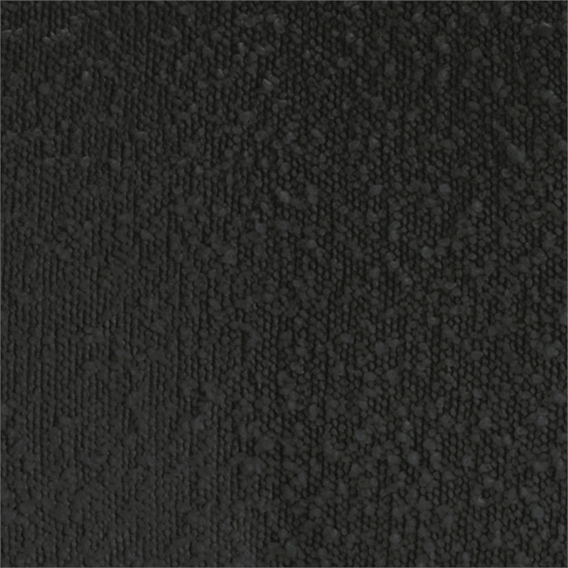 Meridian Furniture Daphne Black Boucle Fabric Sofa