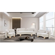 Meridian Furniture Daphne Cream Boucle Fabric Sofa