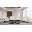 Meridian Furniture Daphne Cream Boucle Fabric Sofa
