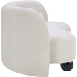 Meridian Furniture Daphne Cream Boucle Fabric Sofa