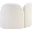Meridian Furniture Daphne Cream Chenille Fabric Chair
