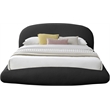 Meridian Furniture Genesis Black Teddy Fabric Full Bed