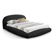 Meridian Furniture Genesis Black Teddy Fabric Full Bed