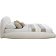 Meridian Furniture Genesis Cream Teddy Fabric Full Bed