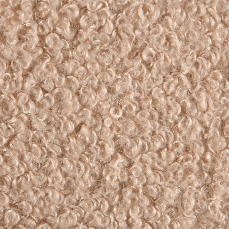 Meridian Furniture Genesis Beige Teddy Fabric Twin Bed