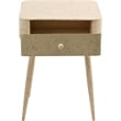 Meridian Furniture Rylan Beige Iron Night Stand