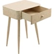 Meridian Furniture Rylan Beige Iron Night Stand
