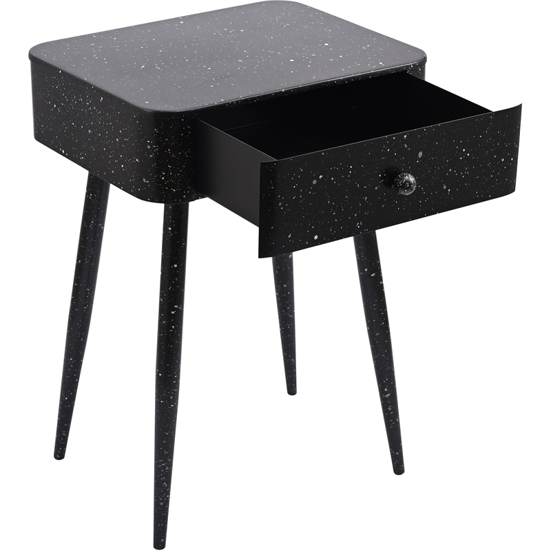 Meridian Furniture Rylan Black Iron Night Stand