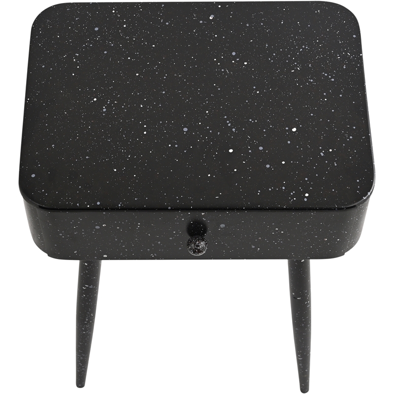 Meridian Furniture Rylan Black Iron Night Stand