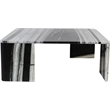 Meridian Furniture Livorno Panda Genuine Marble Coffee Table