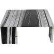 Meridian Furniture Livorno Panda Genuine Marble Coffee Table