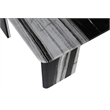 Meridian Furniture Livorno Panda Genuine Marble Coffee Table
