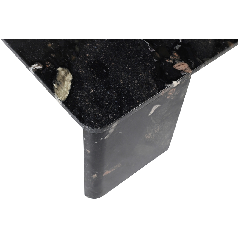Meridian Furniture Livorno Stone Granite Coffee Table