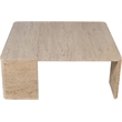 Meridian Furniture Livorno Travertine Coffee Table