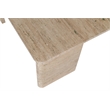 Meridian Furniture Livorno Travertine Coffee Table