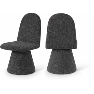 Meridian Furniture Renuar Black Fabric Dining Chair (Set of 2)