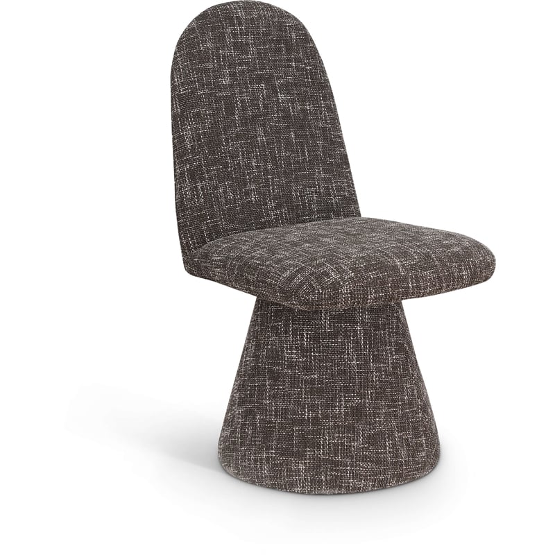 Meridian Furniture Renuar Brown Fabric Dining Chair (Set of 2)