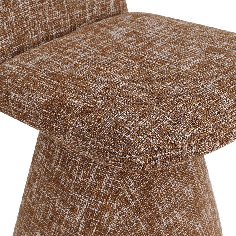 Meridian Furniture Renuar Cognac Fabric Dining Chair (Set of 2)