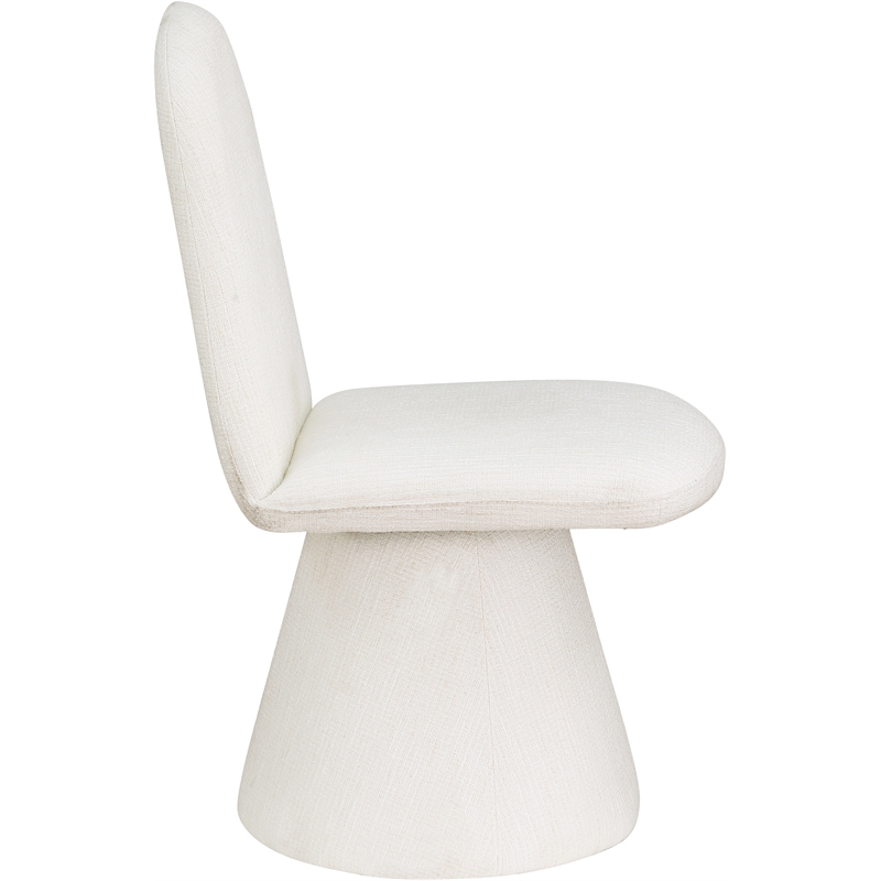 Meridian Furniture Renuar Cream Fabric Dining Chair (Set of 2)
