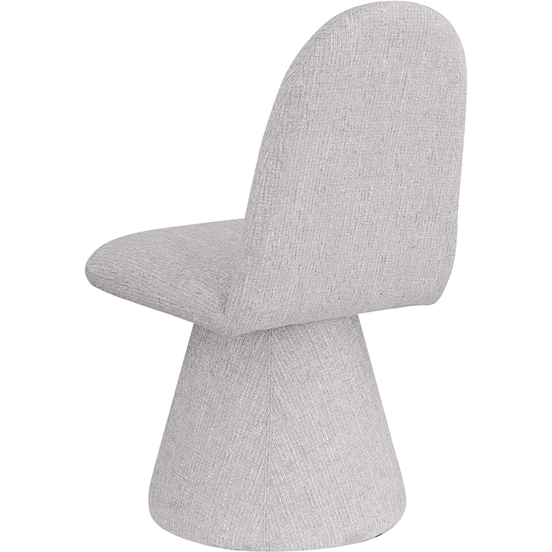 Meridian Furniture Renuar Grey Fabric Dining Chair (Set of 2)