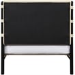 Meridian Furniture Abigail Cream Vegan Leather Twin Bed