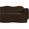 Meridian Furniture Bloom Brown Teddy Fabric Sofa
