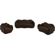 Meridian Furniture Bloom Brown Teddy Fabric Sofa