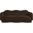 Meridian Furniture Bloom Brown Teddy Fabric Sofa