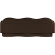 Meridian Furniture Bloom Brown Teddy Fabric Sofa