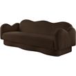 Meridian Furniture Bloom Brown Teddy Fabric Sofa