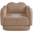 Meridian Furniture Bloom Beige Teddy Fabric Chair
