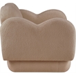 Meridian Furniture Bloom Beige Teddy Fabric Chair