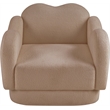 Meridian Furniture Bloom Beige Teddy Fabric Chair