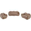 Meridian Furniture Bloom Beige Teddy Fabric Chair