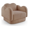 Meridian Furniture Bloom Beige Teddy Fabric Chair